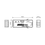 FrSky ARCHER PLUS SR8 8CH FrSky 2.4GHz ACCESS / ACCST D16 for X18S X20S XE X20 PRO HD Ttransmittes